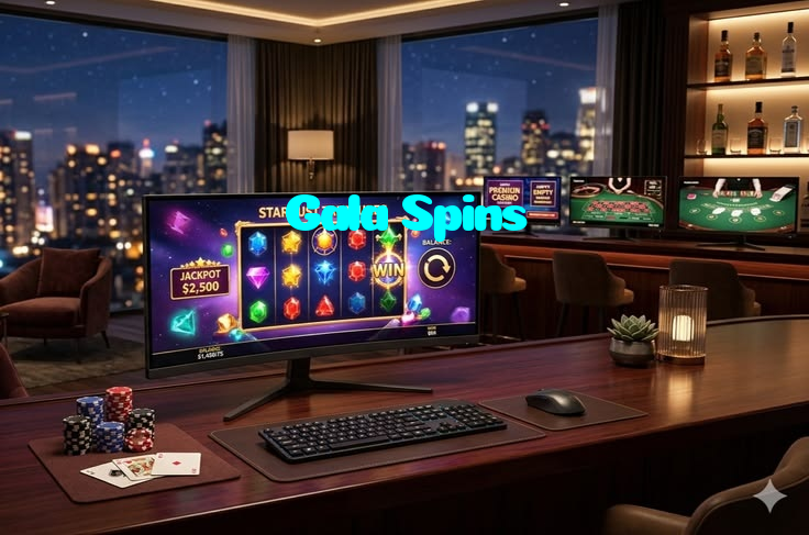 Gala Spins casino presented on mobile device in Pakistan with slots and live games